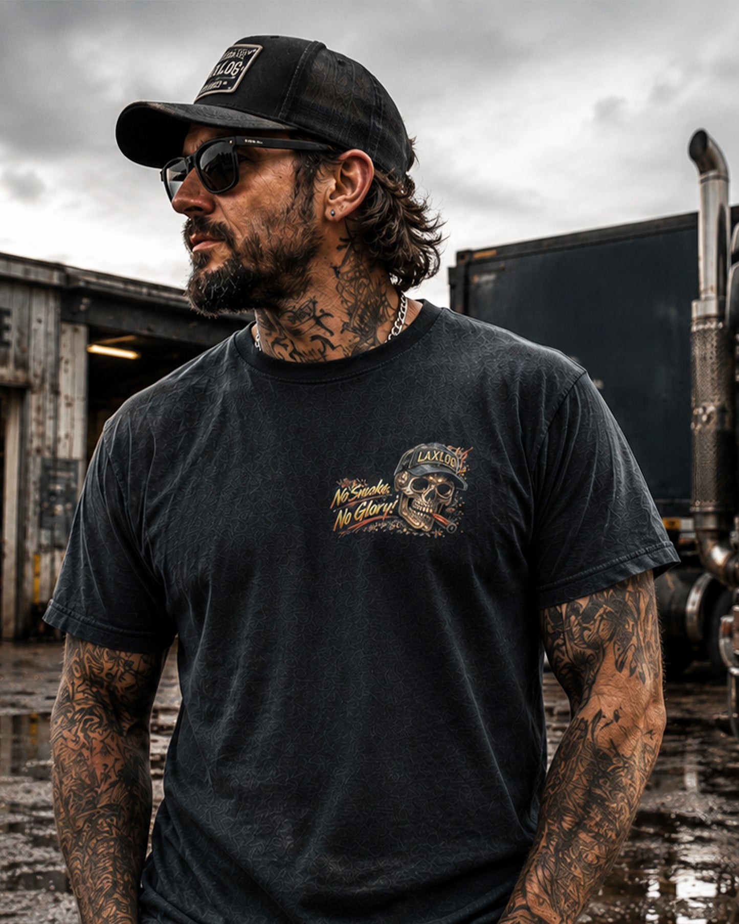 Fit T‑Shirt — No Smoke, No Glory