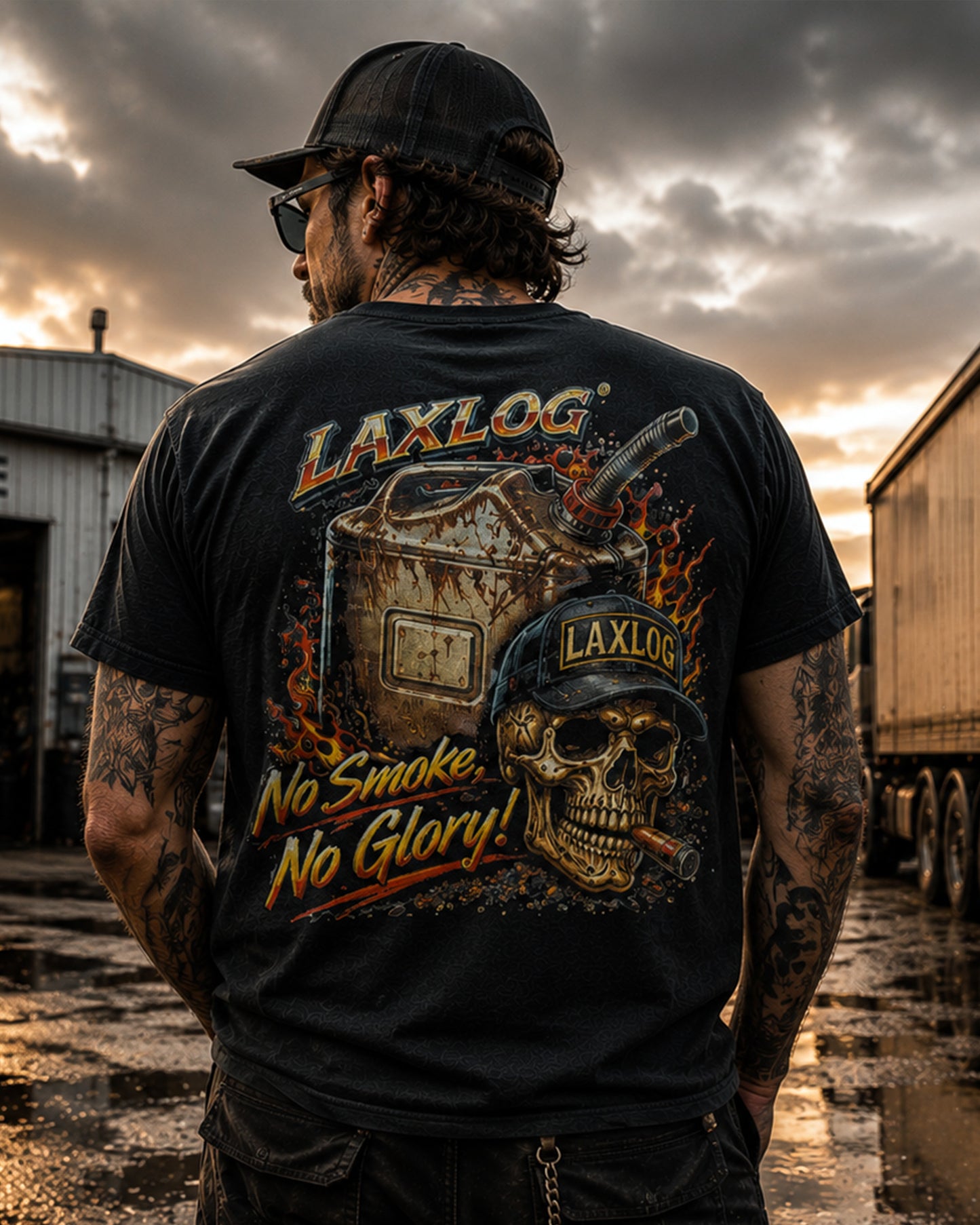 Fit T‑Shirt — No Smoke, No Glory