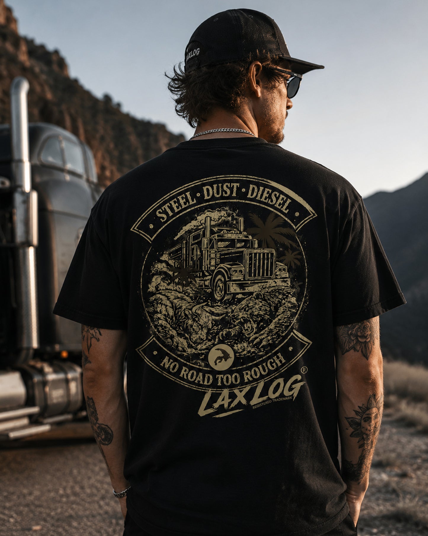 Fit T‑Shirt — Steel, Dust & Diesel